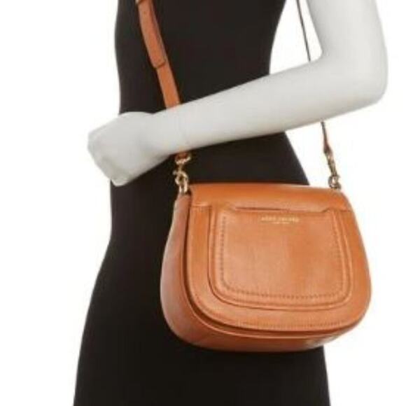 Marc Jacobs Saddle Crossbody Bag Tan Leather - Picture 2 of 14